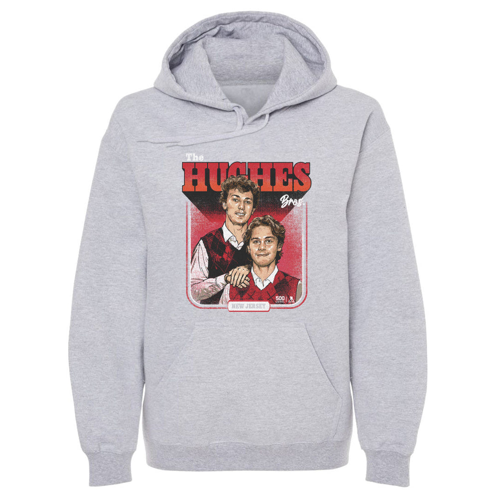 Luke Hughes & Jack Hughes New Jersey Step Brothers WHT (ONLINE ORDER ONLY)