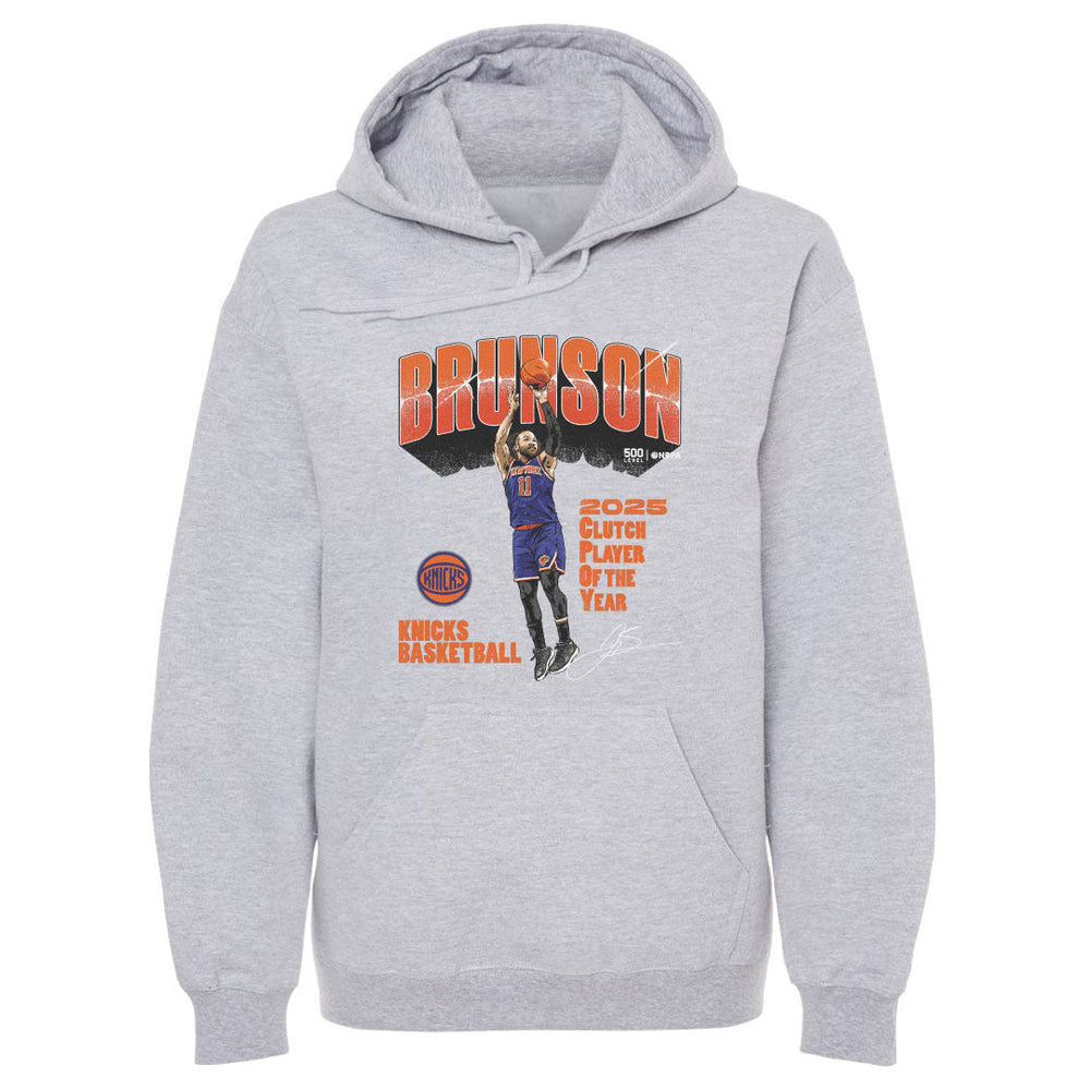 Jalen Brunson New York Knicks 2025 Clutch Player Of The Year WHT (ONLINE ORDER ONLY)