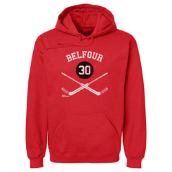 Ed Belfour Chicago 30 Goalie Sticks WHT
