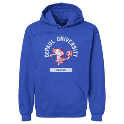 DePaul Blue Demons Mascot Soccer WHT