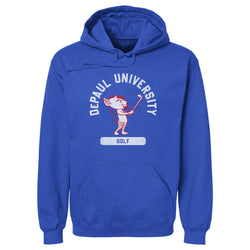 DePaul Blue Demons Mascot Golf WHT (ONLINE ORDER ONLY)