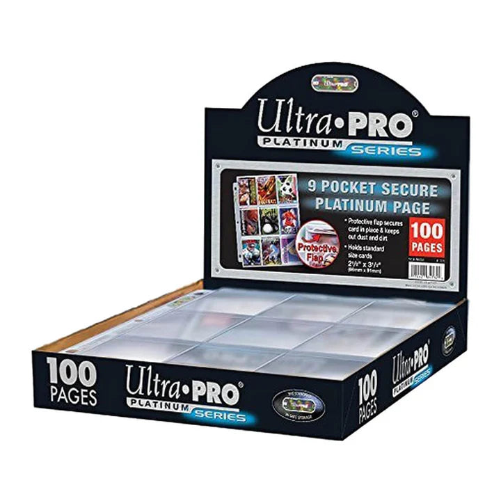 Ultra PRO: Platinum Hologram Standard 9-Pocket Pages - 3-Holes (100-Pack) (Online Order Only)