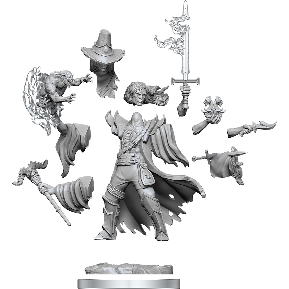 D&D: Frameworks - Human Warlock Male (ONLINE ORDER ONLY)