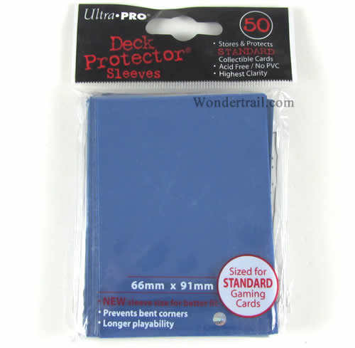 UPR82670 Blue Standard Card Sleeves 50 Count Ultra Pro (ONLINE ORDER ONLY)
