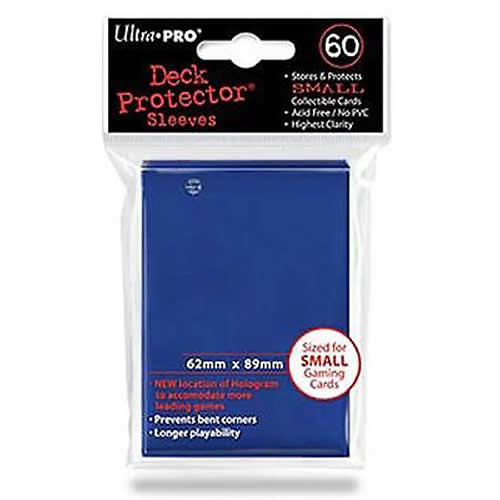 UPR82965 Blue Small Card Sleeves 60 Count Ultra Pro (ONLINE ORDER ONLY)