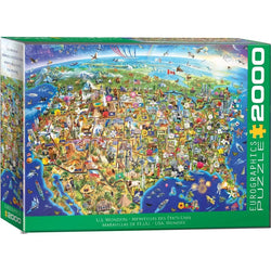 USA Wonders 2000 Piece Jigsaw Puzzle Eurographics (ONLINE ORDER ONLY)