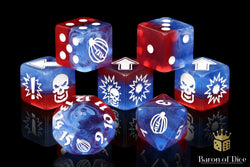 Revolution - Bloody Football Dice (Set of 7) (ONLINE ORDER ONLY)