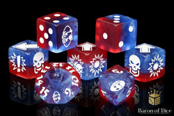 Revolution - Bloody Football Dice (Set of 7) (ONLINE ORDER ONLY)