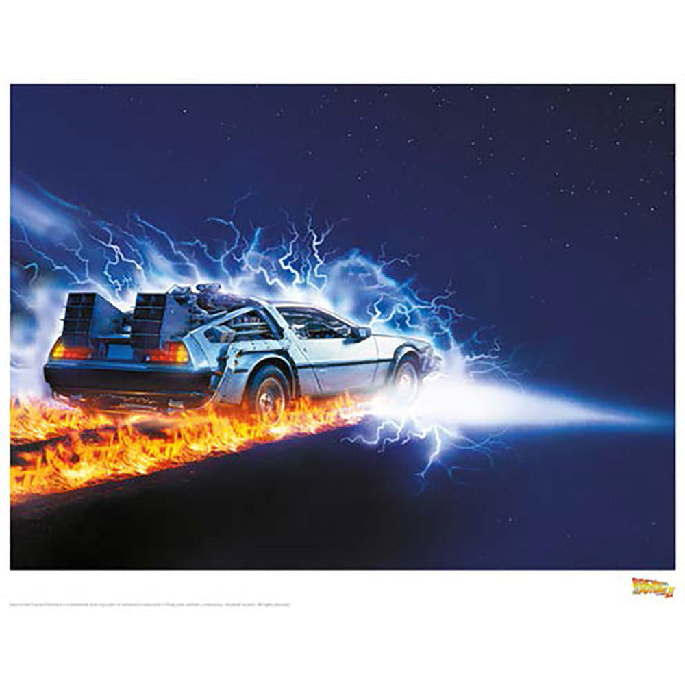 Back to the Future Part II "Car Stars" Limited Edition Commemorative Print (ONLINE ORDER ONLY)