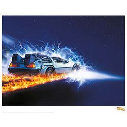 Back to the Future Part II "Car Stars" Limited Edition Commemorative Print (ONLINE ORDER ONLY)