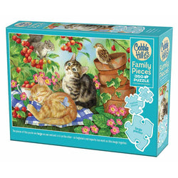 Under the Cherry Tree 350 Piece Family Jigsaw Puzzle Cobble Hill (ONLINE ORDER ONLY)