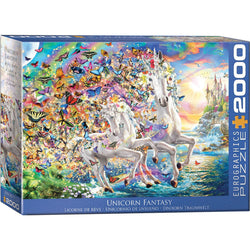 Unicorn Fantasy 2000 Piece Jigsaw Puzzle Eurographics (ONLINE ORDER ONLY)
