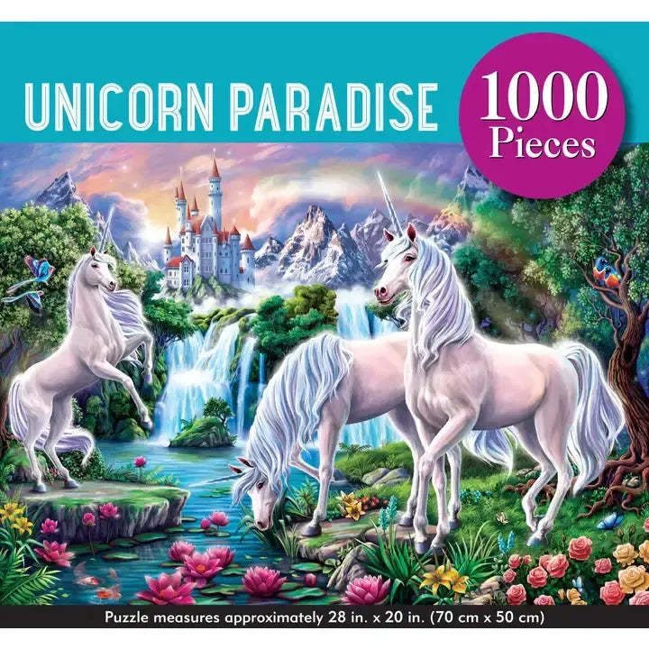Unicorn Paradise 1000 Piece Jigsaw Puzzle Peter Pauper (ONLINE ORDER ONLY)
