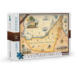 United Arab Emirates 1000 Piece Jigsaw Puzzle Xplorer Maps (ONLINE ORDER ONLY)