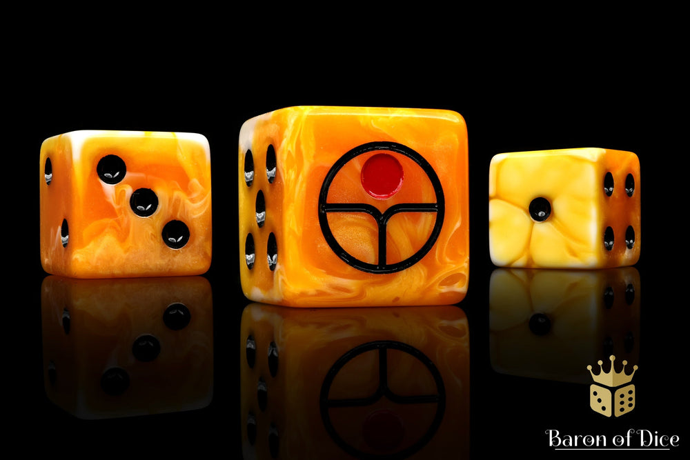 Universal Peace Dice - Ochre (ONLINE ORDER ONLY)
