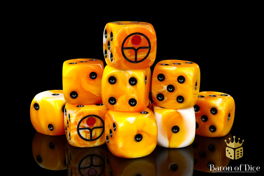 Universal Peace Dice - Ochre (ONLINE ORDER ONLY)