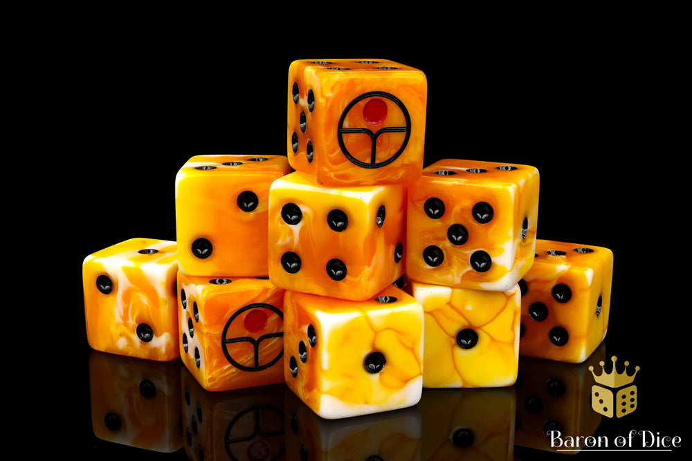 Universal Peace Dice - Ochre (ONLINE ORDER ONLY)