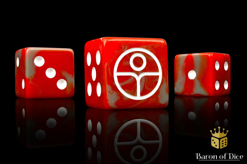 Universal Peace Dice - Red (ONLINE ORDER ONLY)