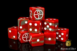 Universal Peace Dice - Red (ONLINE ORDER ONLY)