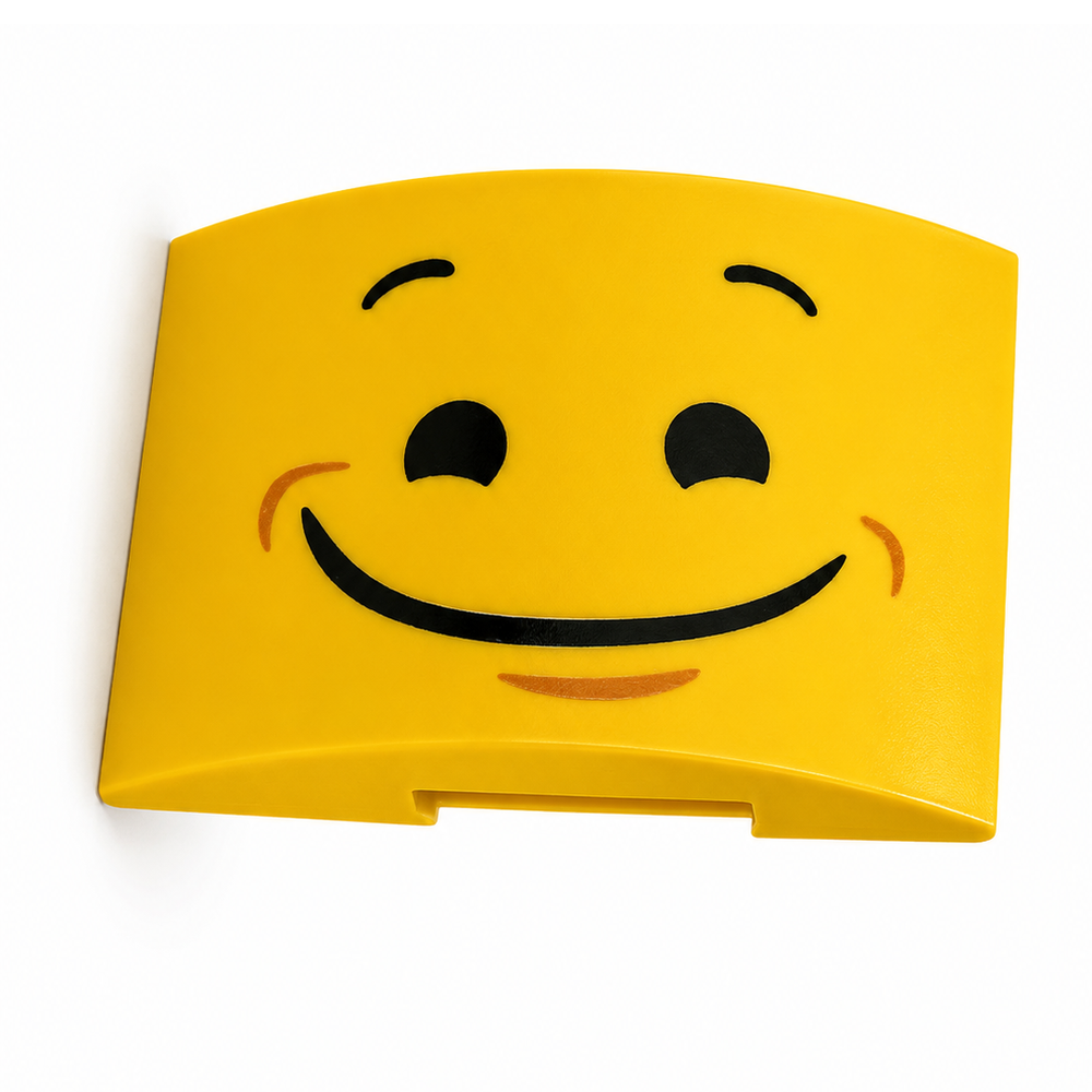 Benny SPACESHIP! Anticipation Face Upgrade Tile for LEGO Up-Scaled Blue Astronaut 40921 Set (ONLINE ORDER ONLY)