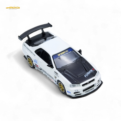 INNO64 Top Secret R34 GT-R White 1:64