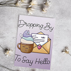 Dropping By to Say Hello, Thinking of You Card (ONLINE ORDER ONLY)