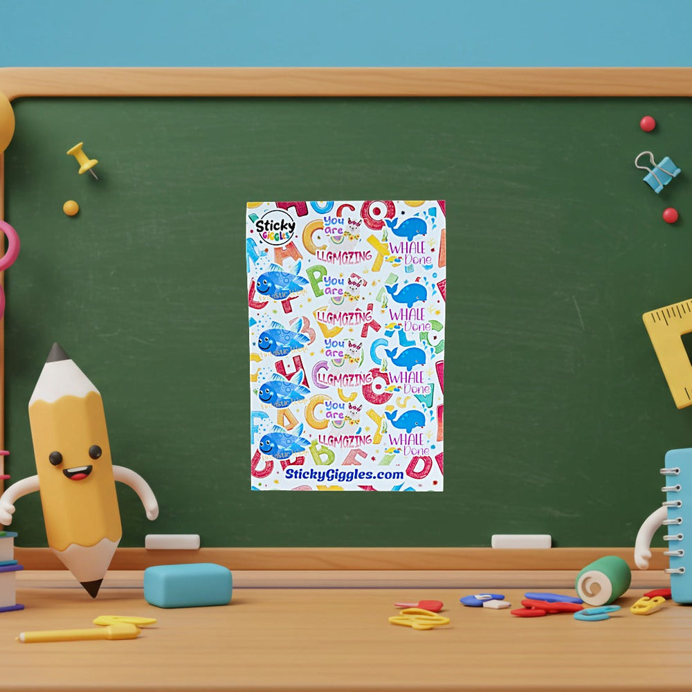 Teacher Classroom Sticker Sheets (ONLINE ORDER ONLY)