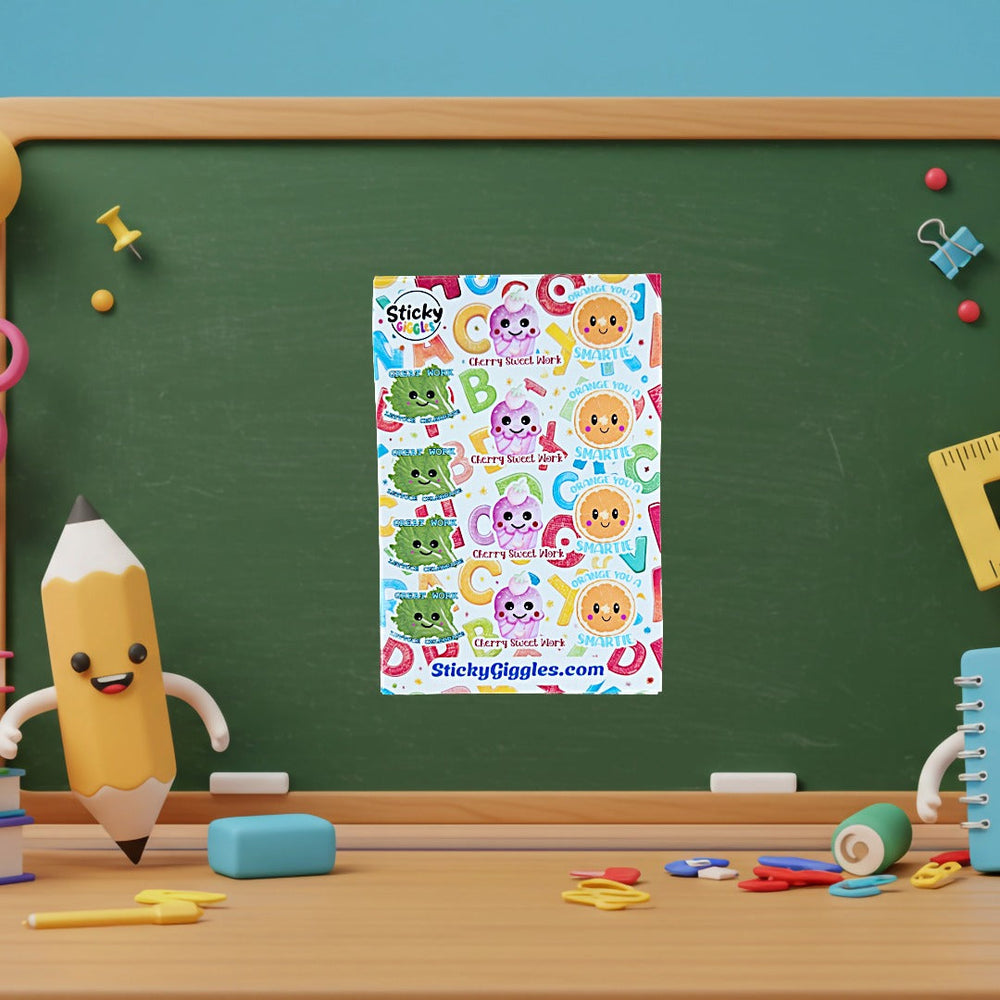 Teacher Classroom Sticker Sheets (ONLINE ORDER ONLY)