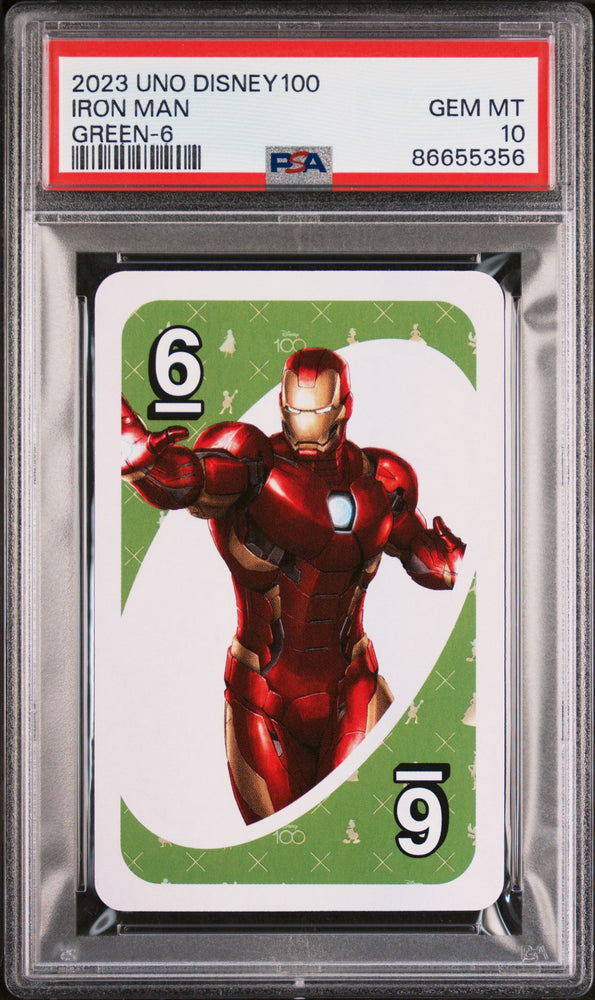 2023 UNO DISNEY 100 IRON MAN GREEN 6 PSA 10 (Online Order Only)