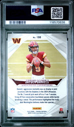 Graded 2024 Panini Phoenix Jayden Daniels #198 Lazer Rookie RC Football Card PSA 10 Gem Mint (ONLINE ORDER ONLY)