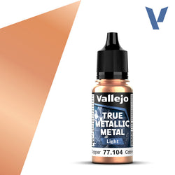 Vallejo True Metallic Metal: Ancient Copper - Light (18 ml)