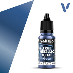 Vallejo True Metallic Metal: Ultramarine Blue - Airbrush (18 ml)