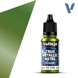 Vallejo True Metallic Metal: Amber Green - Airbrush (18 ml)