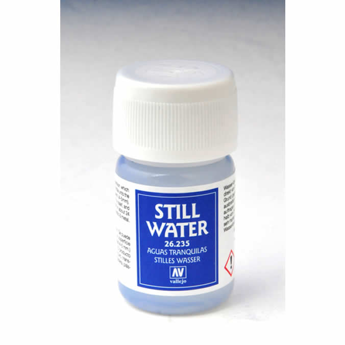 VAL26235 Still Water Effect 30ml (1.01 Fl. Oz) Jar Vallejo Paints (ONLINE ORDER ONLY)