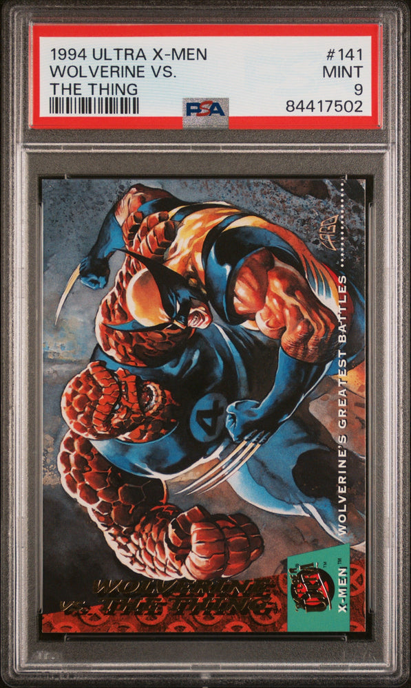 1994 ULTRA X-MEN WOLVERINE VS. THE THING #141 - PSA 9 (Online Order Only)
