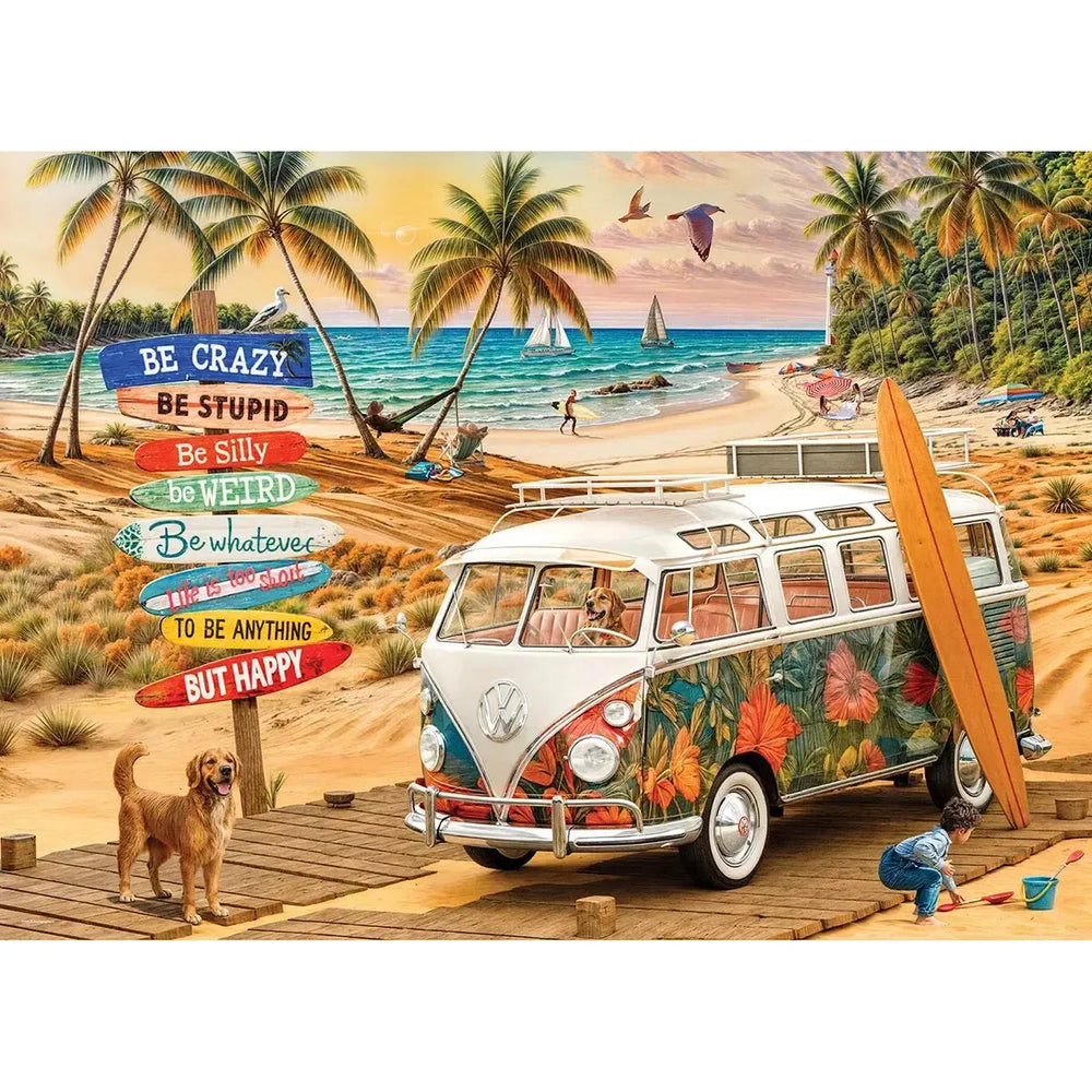 VW Be Happy 1000 Piece Jigsaw Puzzle Eurographics (ONLINE ORDER ONLY)