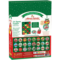 VW Christmas Advent Calendar - 24 Set of 50 Piece Mini Jigsaw Puzzles Eurographics (ONLINE ORDER ONLY)