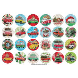 VW Christmas Advent Calendar - 24 Set of 50 Piece Mini Jigsaw Puzzles Eurographics (ONLINE ORDER ONLY)
