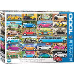 VW Gone Places 1000 Piece Jigsaw Puzzle Eurographics (ONLINE ORDER ONLY)