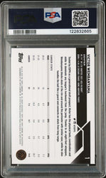 Graded 2023 Topps Chrome Purple Refractor Victor Wembanyama #PUR /349 Rookie RC Basketball Card PSA 10 Gem Mint (ONLINE ORDER ONLY)