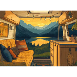 Van Life Vibes 1000 Piece Jigsaw Puzzle Snappy (ONLINE ORDER ONLY)