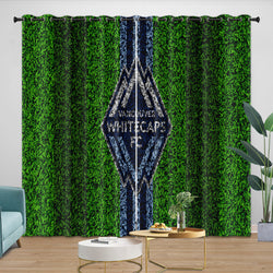 Vancouver Whitecaps FC Curtains Blackout Window Drapes Room Decoration (Online Order Only)