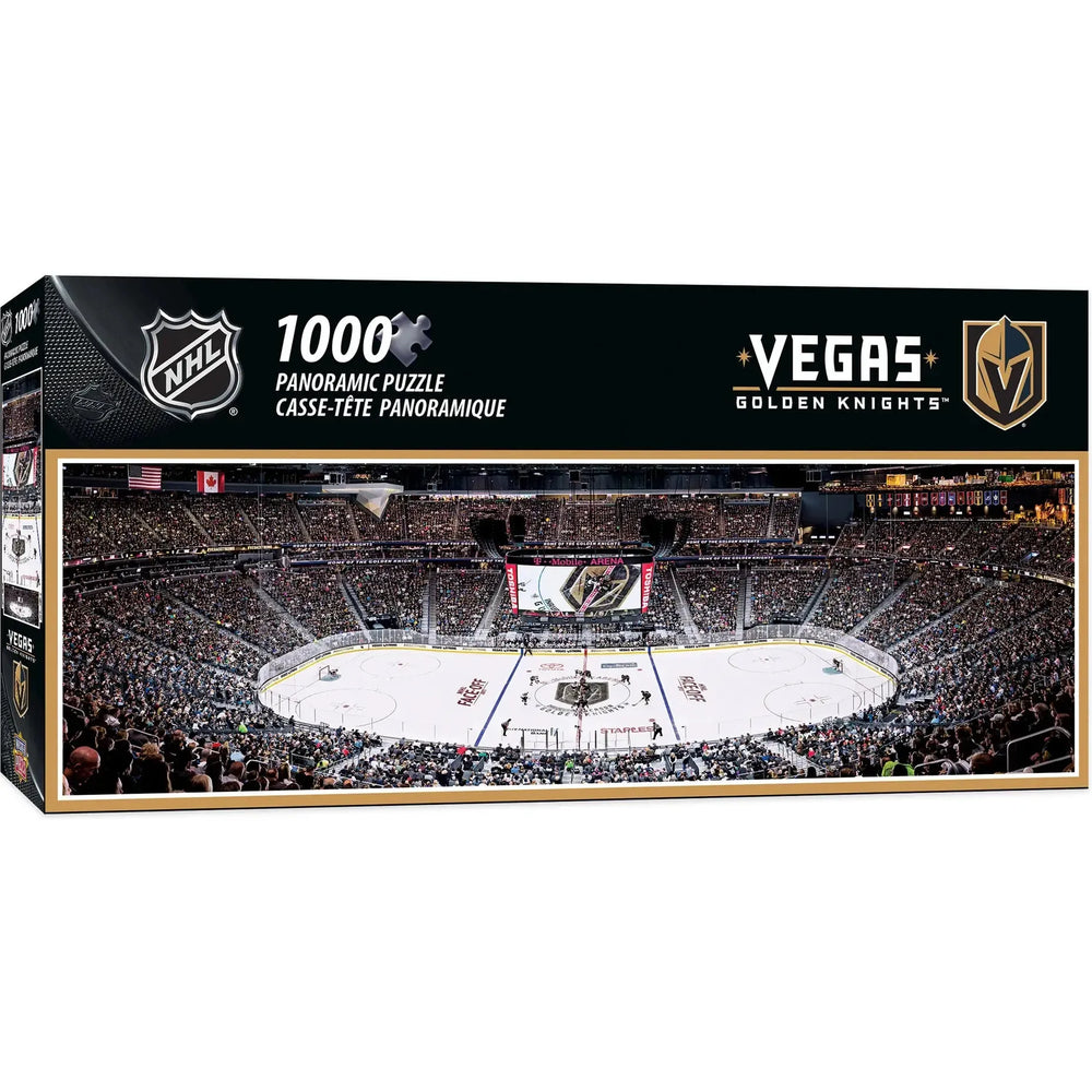 Vegas Golden Knights the Fortress 1000 Piece Panoramic Jigsaw Puzzle MasterPieces (ONLINE ORDER ONLY)