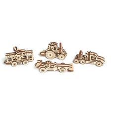 Vehicle Fidgets Set of 4 3D Wood Model Kit UGEARS (ONLINE ORDER ONLY)