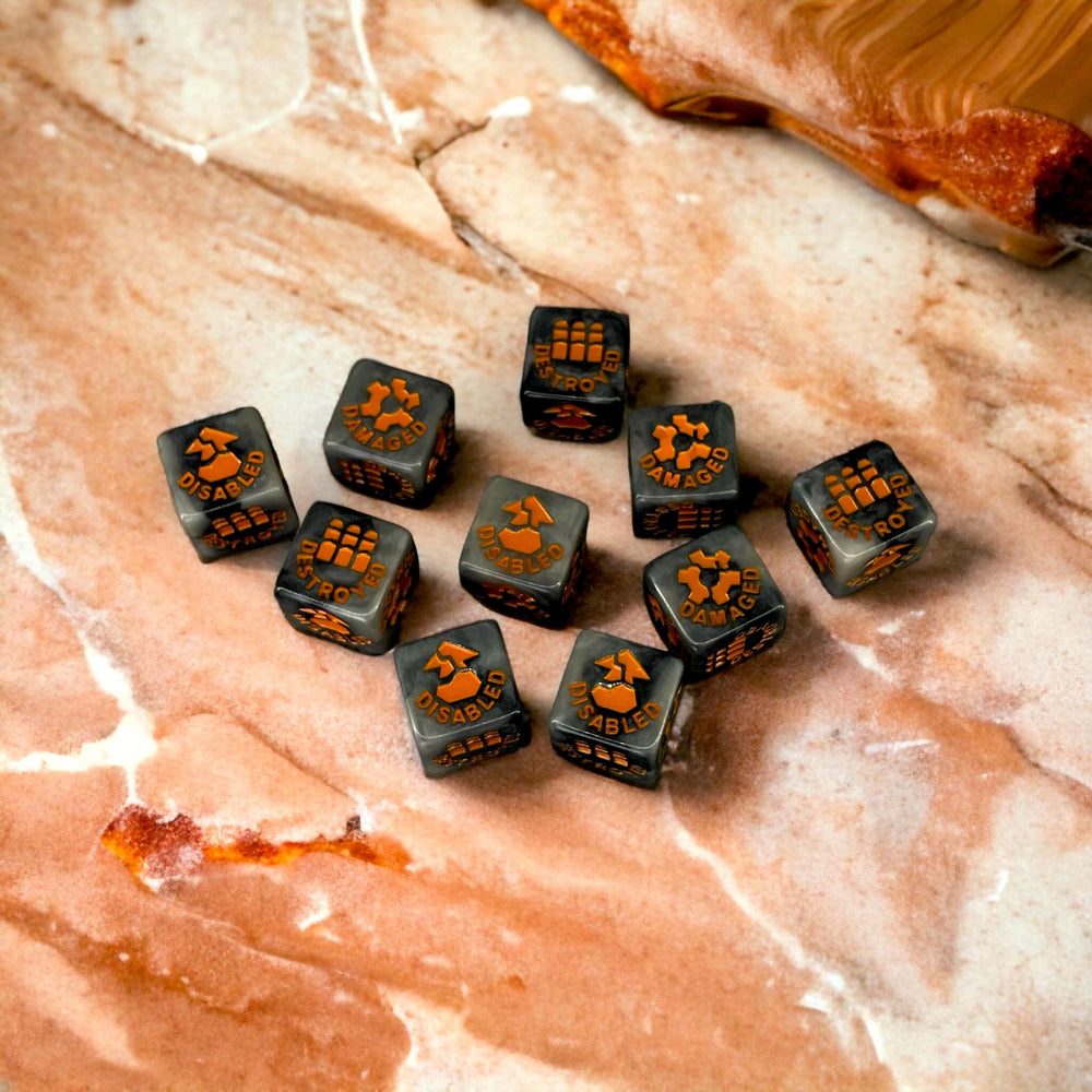 Smoke Vehicle Damage Dice - Legion Compatible (ONLINE ORDER ONLY)