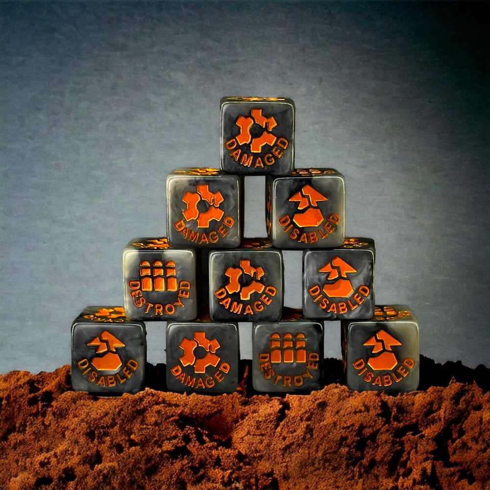 Smoke Vehicle Damage Dice - Legion Compatible (ONLINE ORDER ONLY)