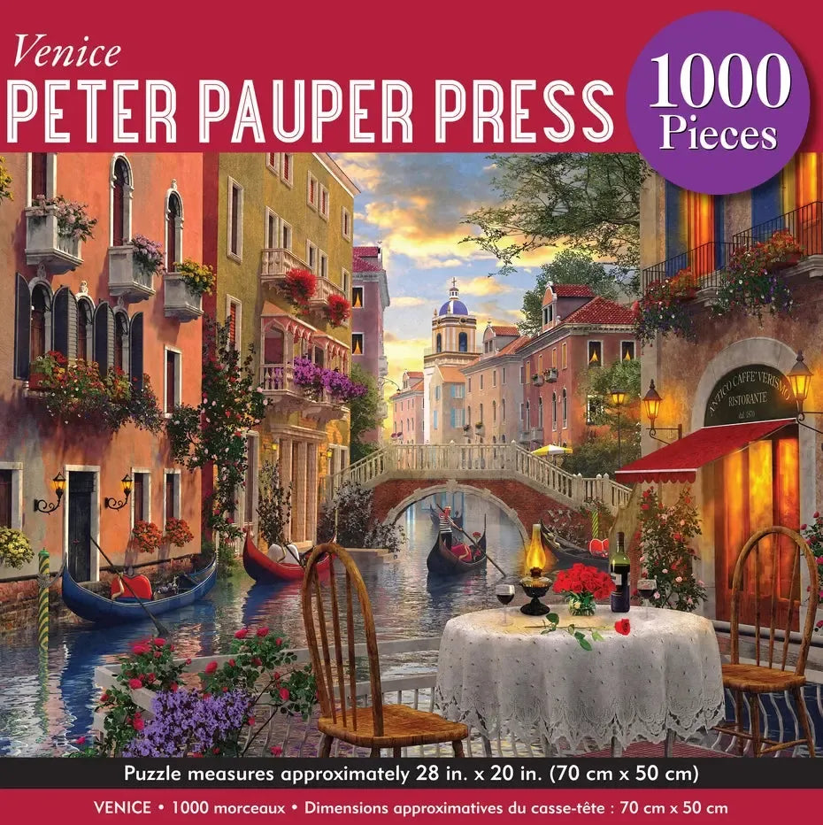 Venice 1000 Piece Jigsaw Puzzle Peter Pauper (ONLINE ORDER ONLY)