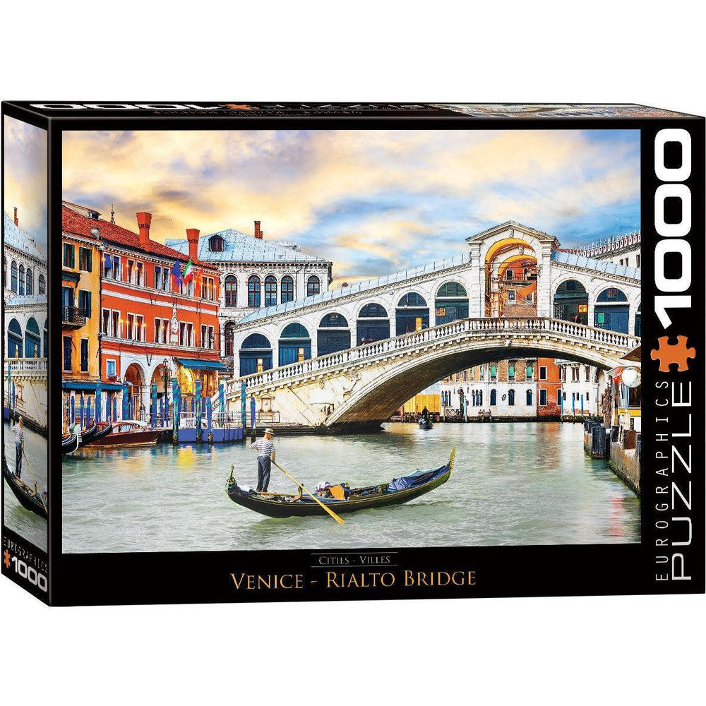 Venice Rialto Bridge 1000 Piece Jigsaw Puzzle Eurographics (ONLINE ORDER ONLY)