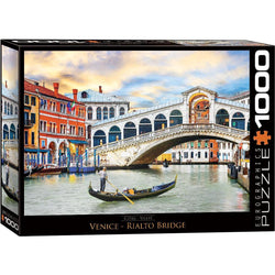 Venice Rialto Bridge 1000 Piece Jigsaw Puzzle Eurographics (ONLINE ORDER ONLY)