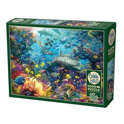 Vibrant Sea 1000 Piece Jigsaw Puzzle Cobble Hill (ONLINE ORDER ONLY)